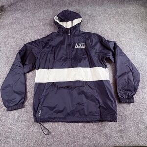 Charles River AΔΠ Alpha Delta Pi Florida State Windbreaker Jacket Women M Preppy